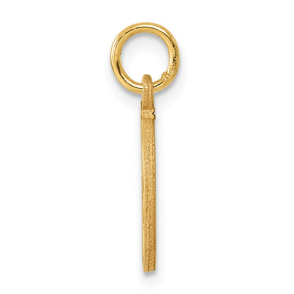 14K Diamond-cut Letter G Initial Charm