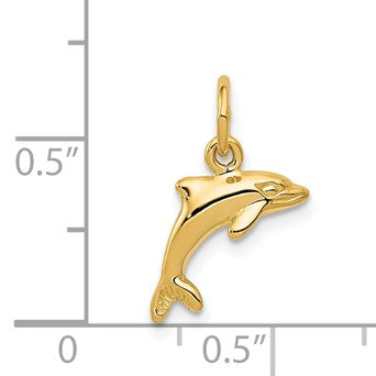 14k Dolphin Charm