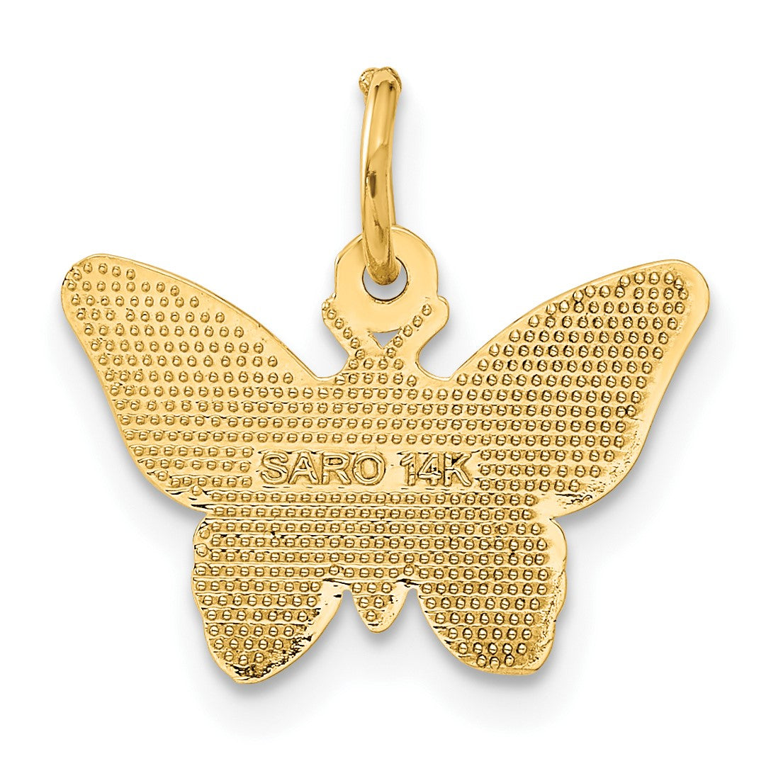 14k Butterfly Charm