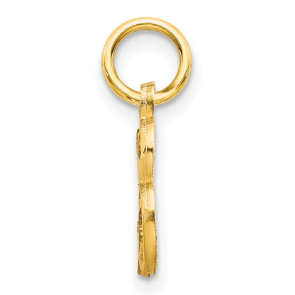14k Letter B Initial Charm