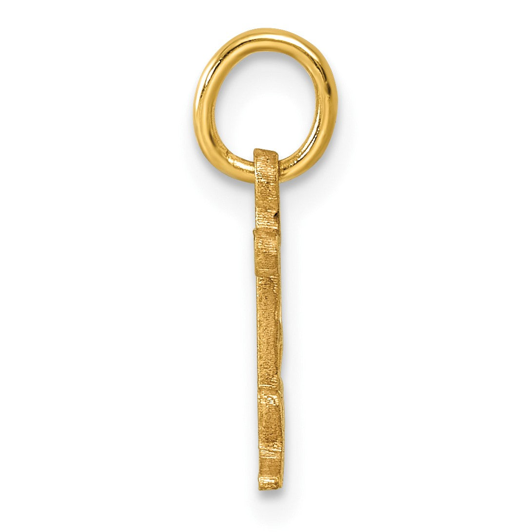 14k Letter B Initial Charm