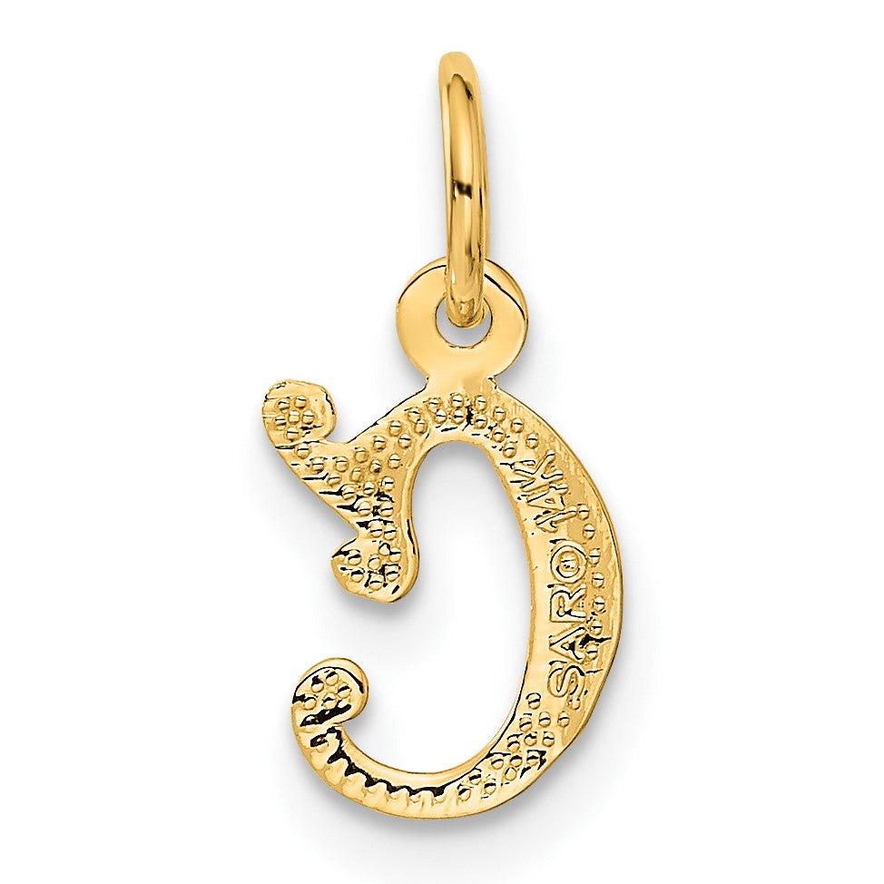 14k Letter C Initial Charm