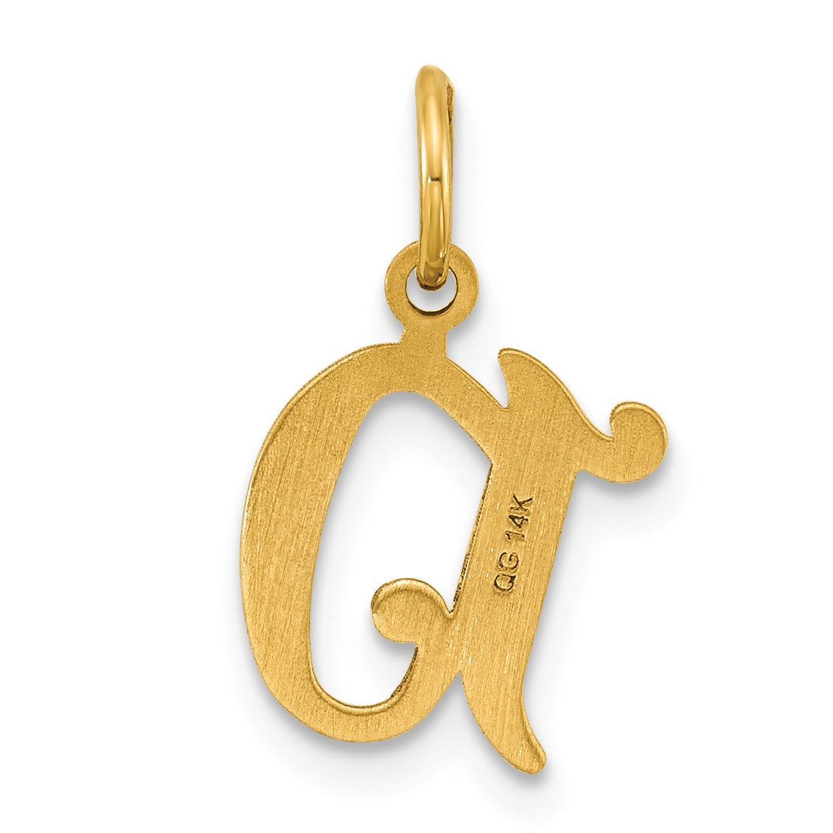 14k Letter D Initial Charm