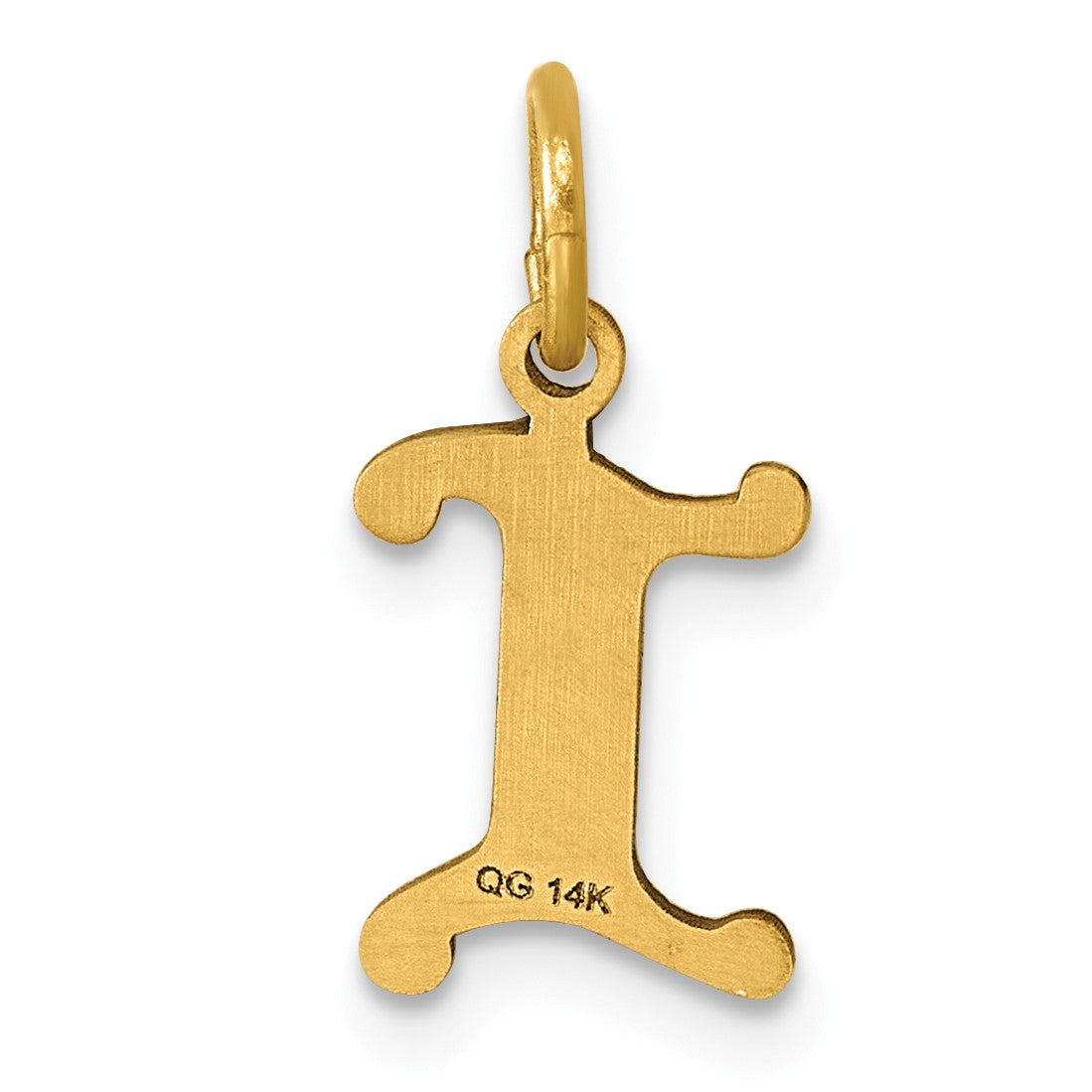 14k Letter I Initial Charm