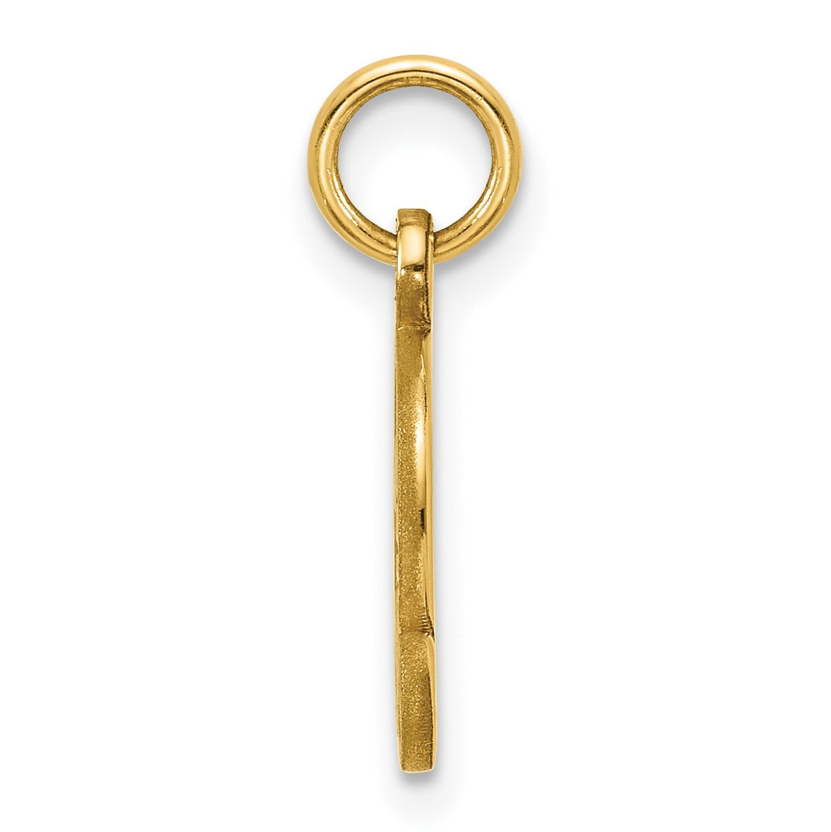 14k Letter Q Initial Charm