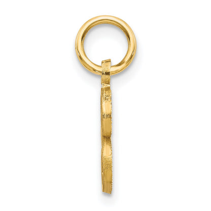 14k Letter S Initial Charm