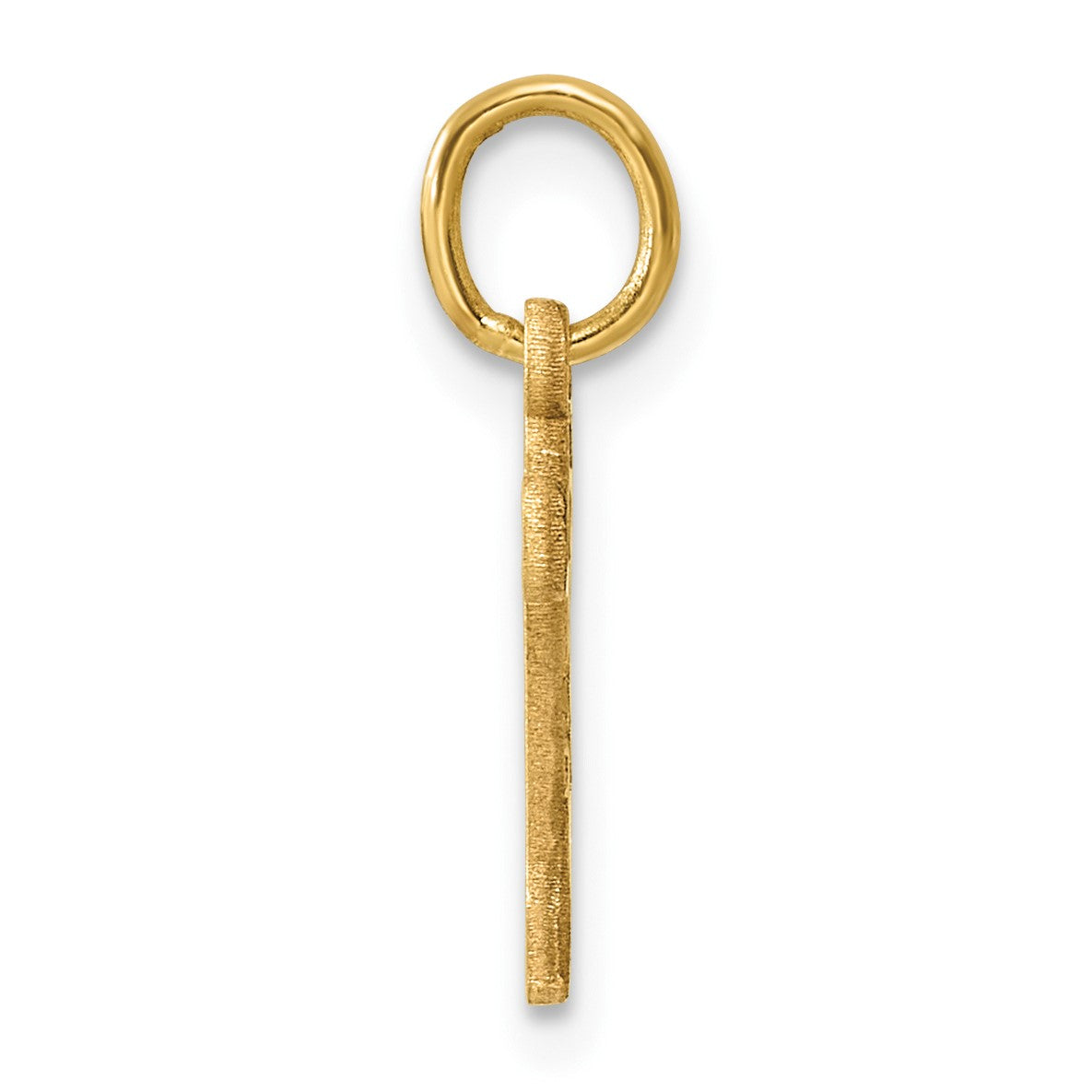 14k Letter V Initial Charm