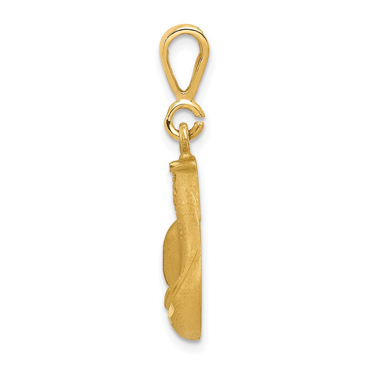 14k Cut-out Boxing Glove Charm