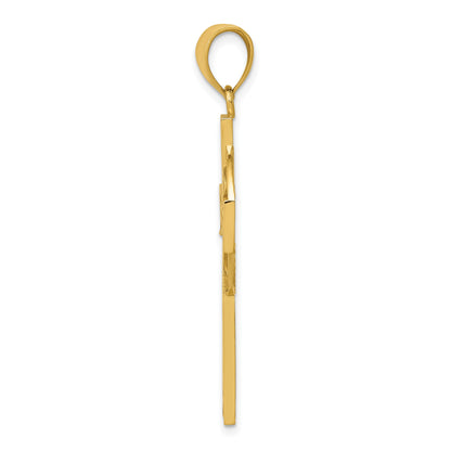 14k Celtic Cross Pendant