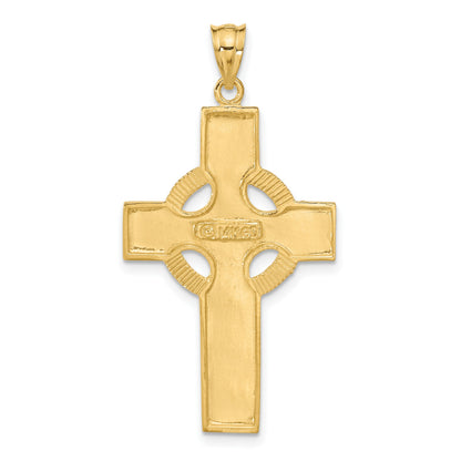 14k Celtic Cross Pendant