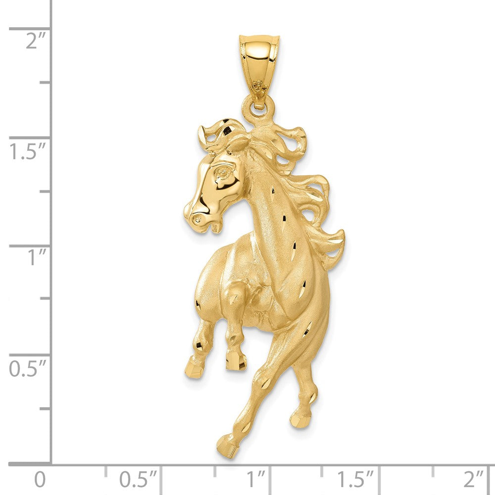 14k Horse Pendant