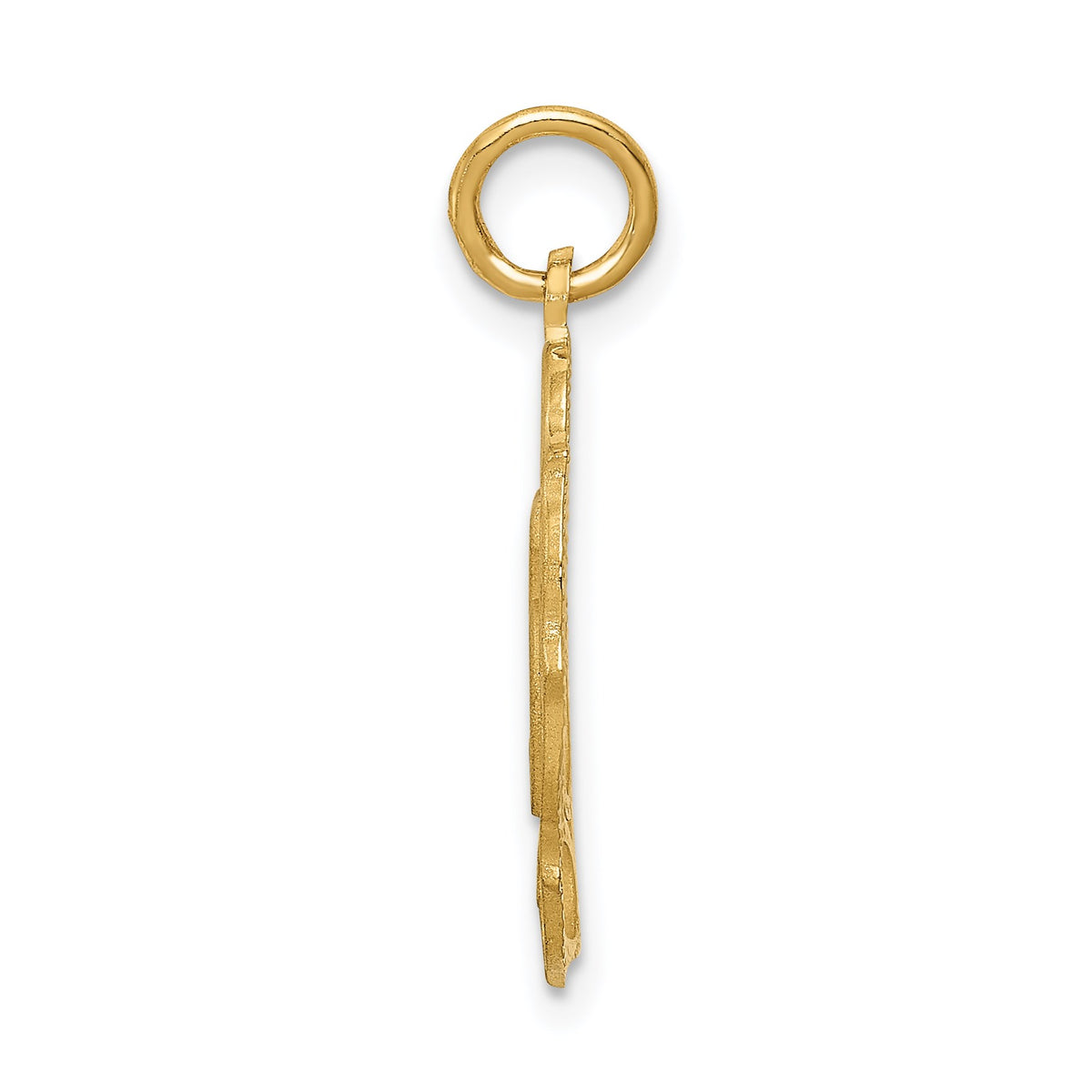 14k 25 in Oval Pendant