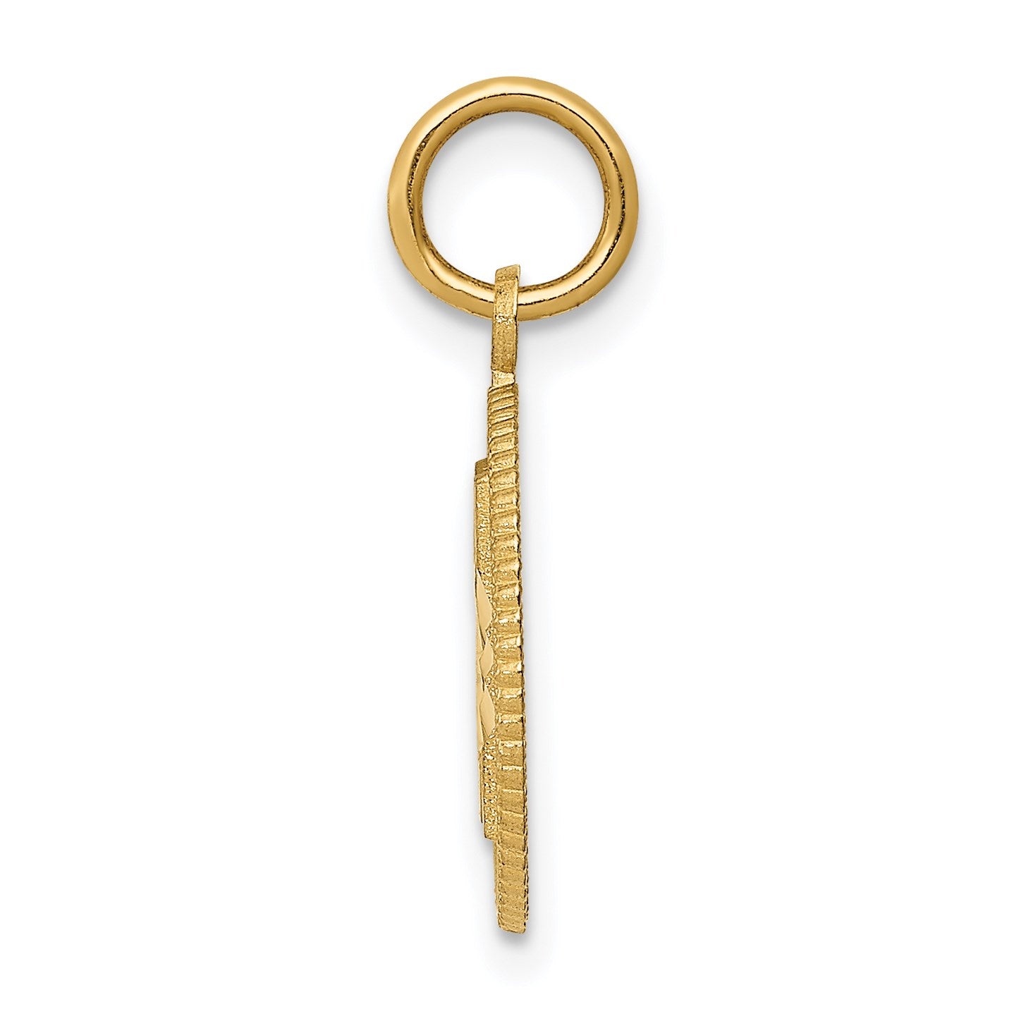 14k 21 in Circle Pendant