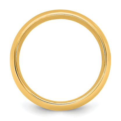 14KY 1mm Standard Comfort Fit Band Size 7