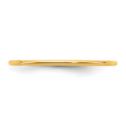 14KY 1mm Standard Comfort Fit Band Size 9