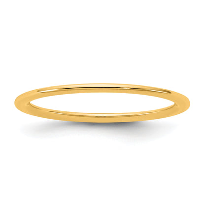 14KY 1mm Standard Comfort Fit Band Size 10