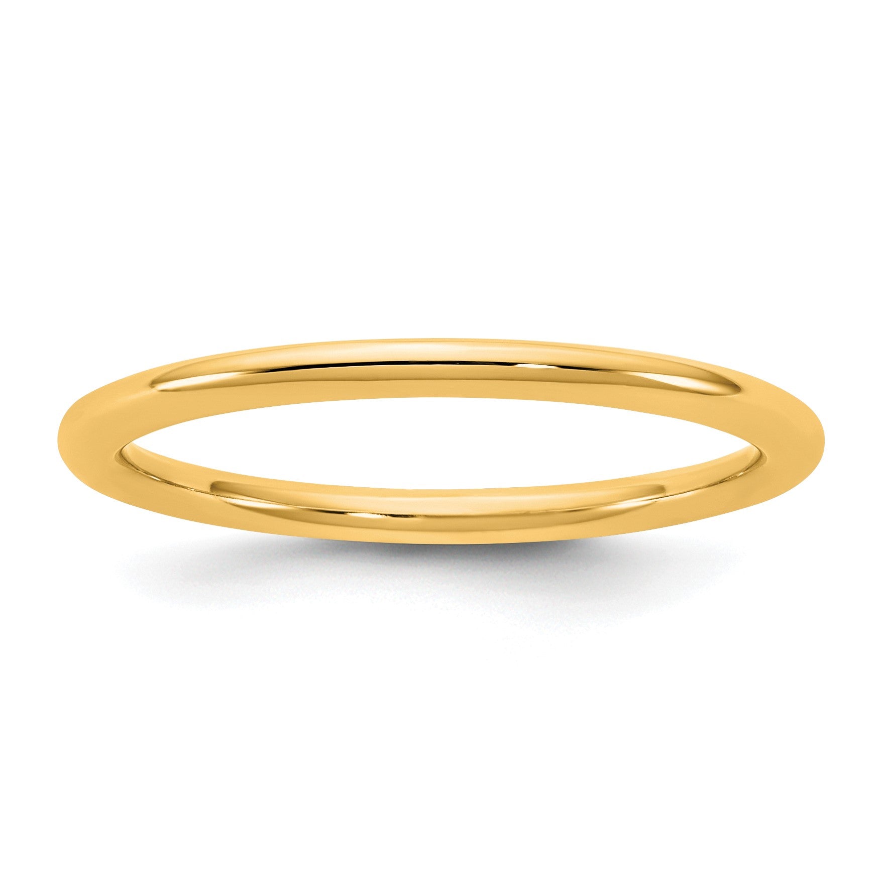 14KY 1.5mm Standard Comfort Fit Band Size 6.5