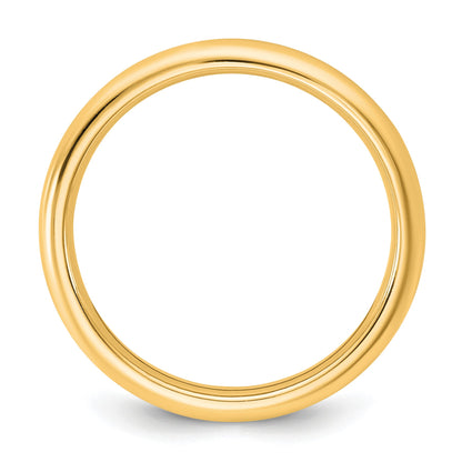 14KY 2.5mm Standard Comfort Fit Band Size 5