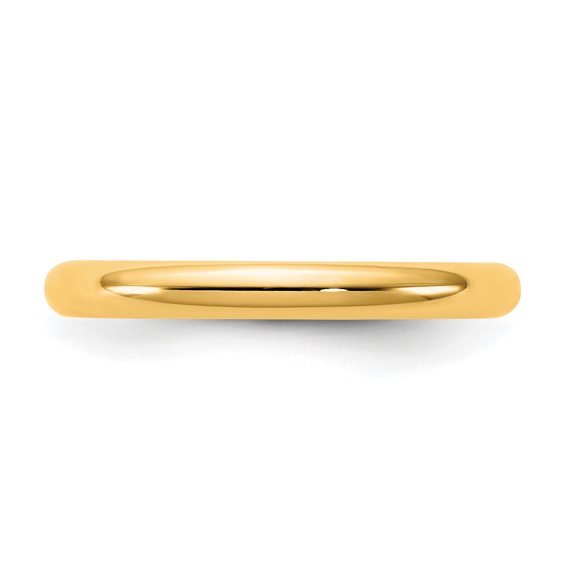 14KY 2.5mm Standard Comfort Fit Band Size 11