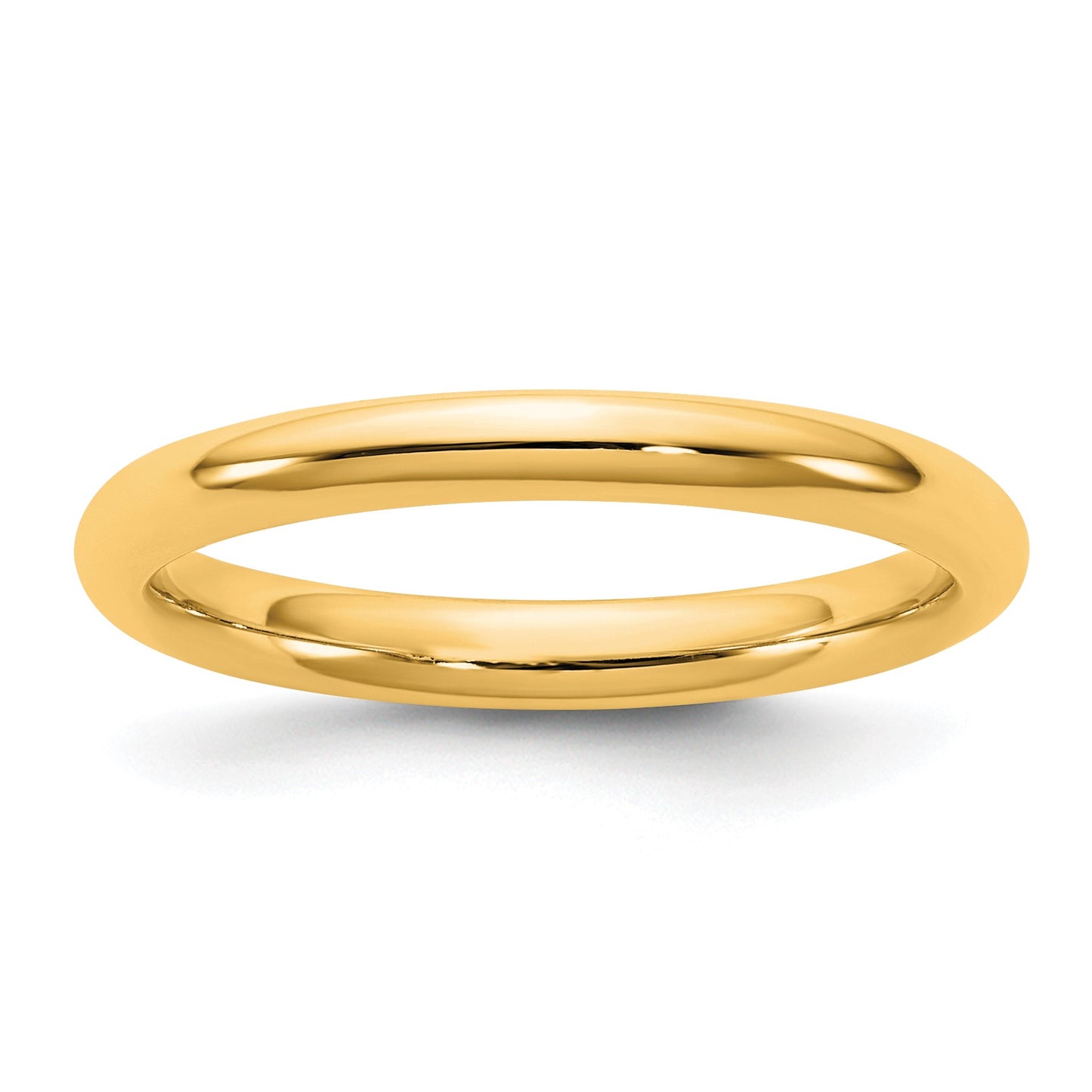 14KY 2.5mm Standard Comfort Fit Band Size 5