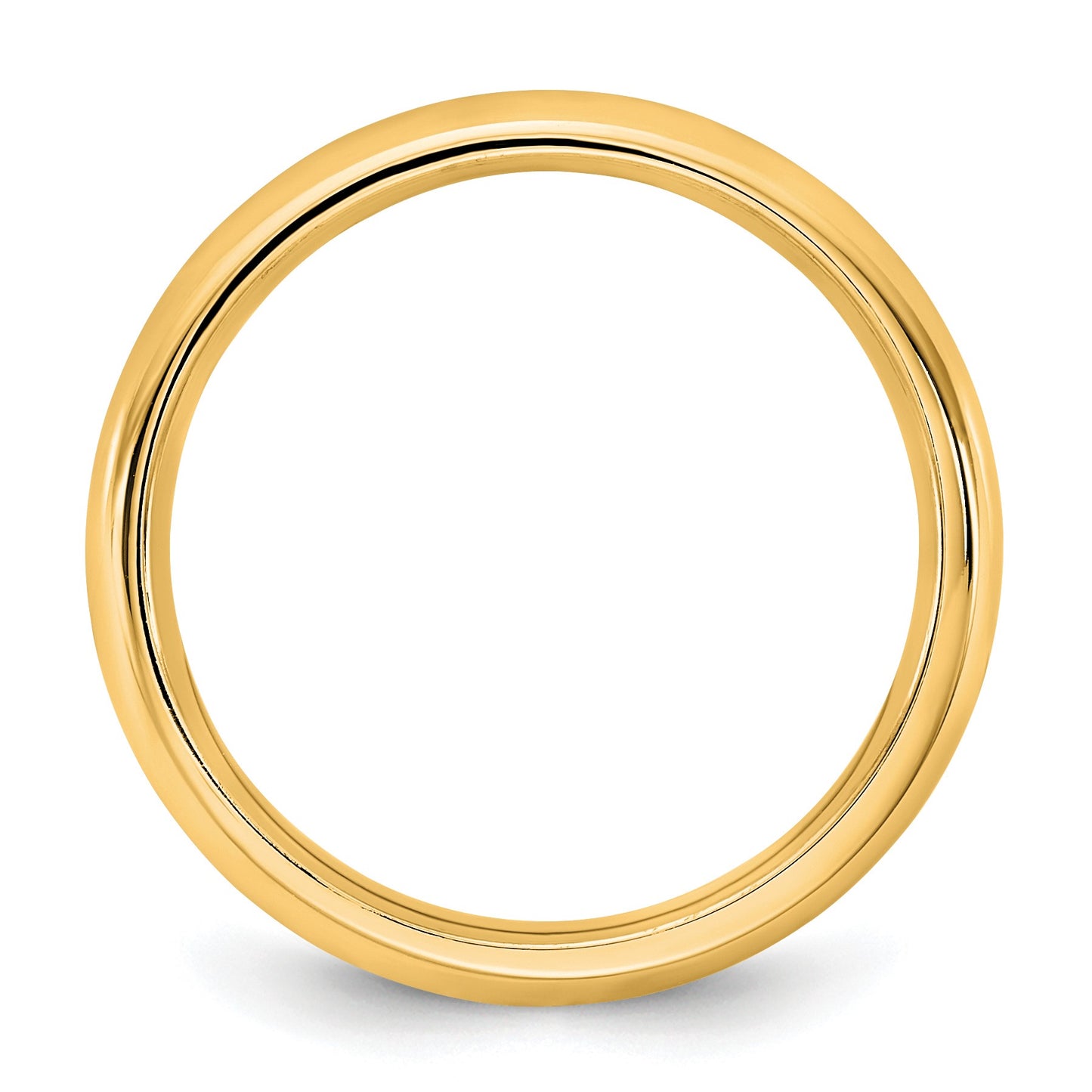 14KY 3.5mm Standard Comfort Fit Band Size 5