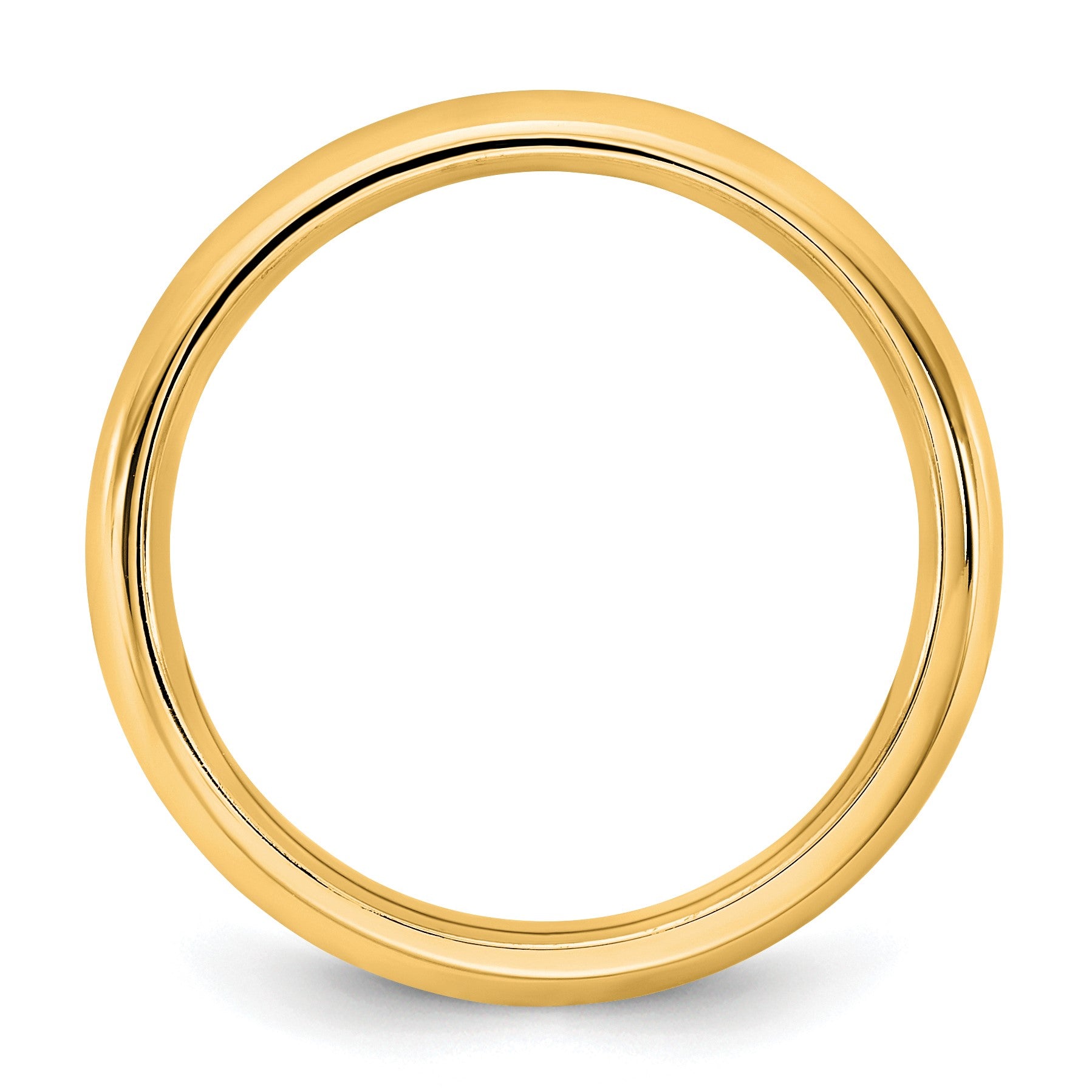 14KY 3.5mm Standard Comfort Fit Band Size 5