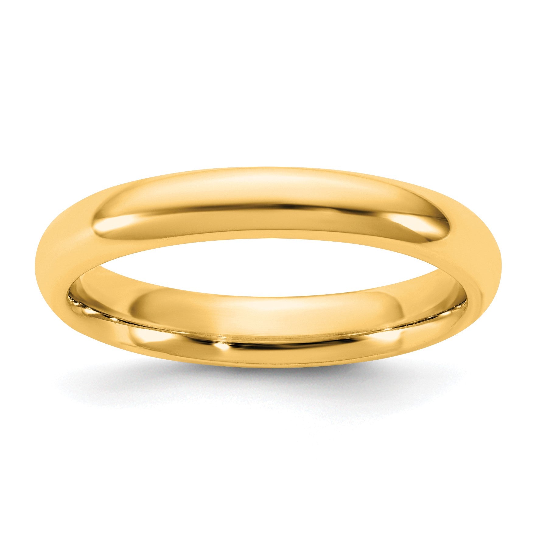 14KY 3.5mm Standard Comfort Fit Band Size 12