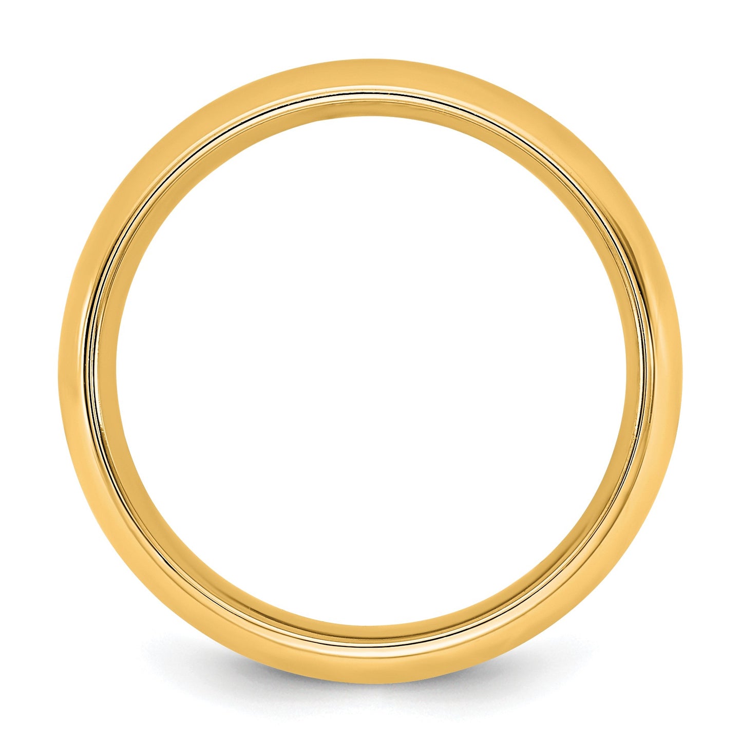 14KY 5.5mm Standard Comfort Fit Band Size 9.5