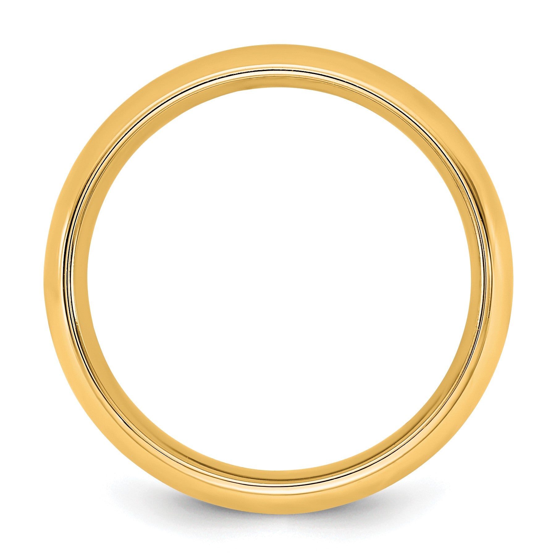 14KY 5.5mm Standard Comfort Fit Band Size 9.5