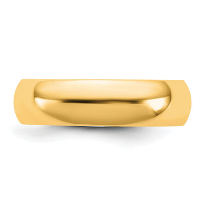 14KY 5.5mm Standard Comfort Fit Band Size 10