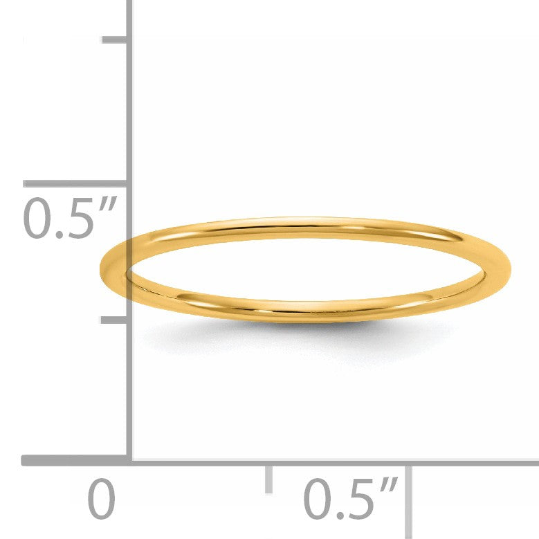 14KY 1mm LTW Comfort Fit Band Size 4.5