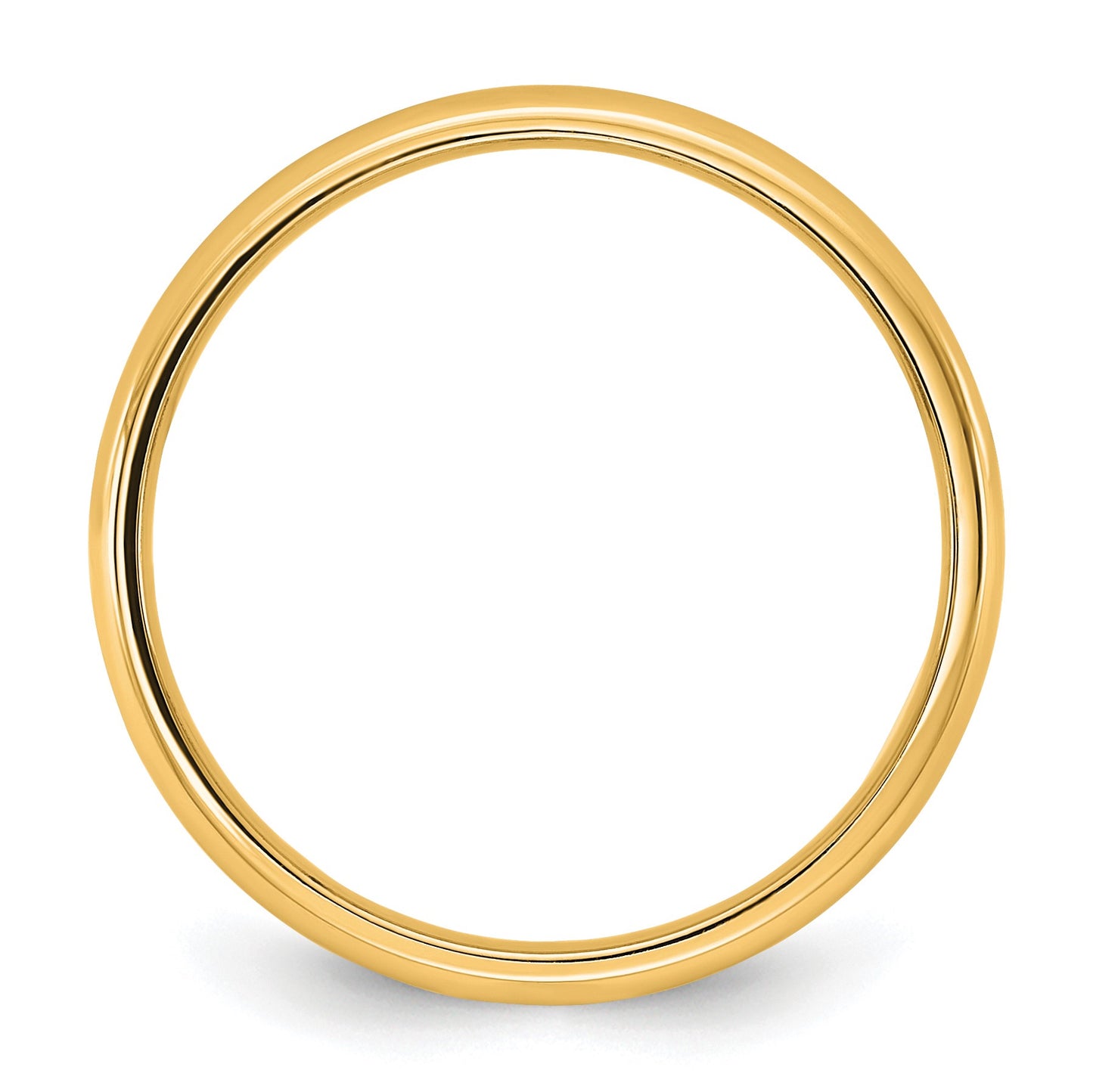 14KY 2.5mm LTW Comfort Fit Band Size 6