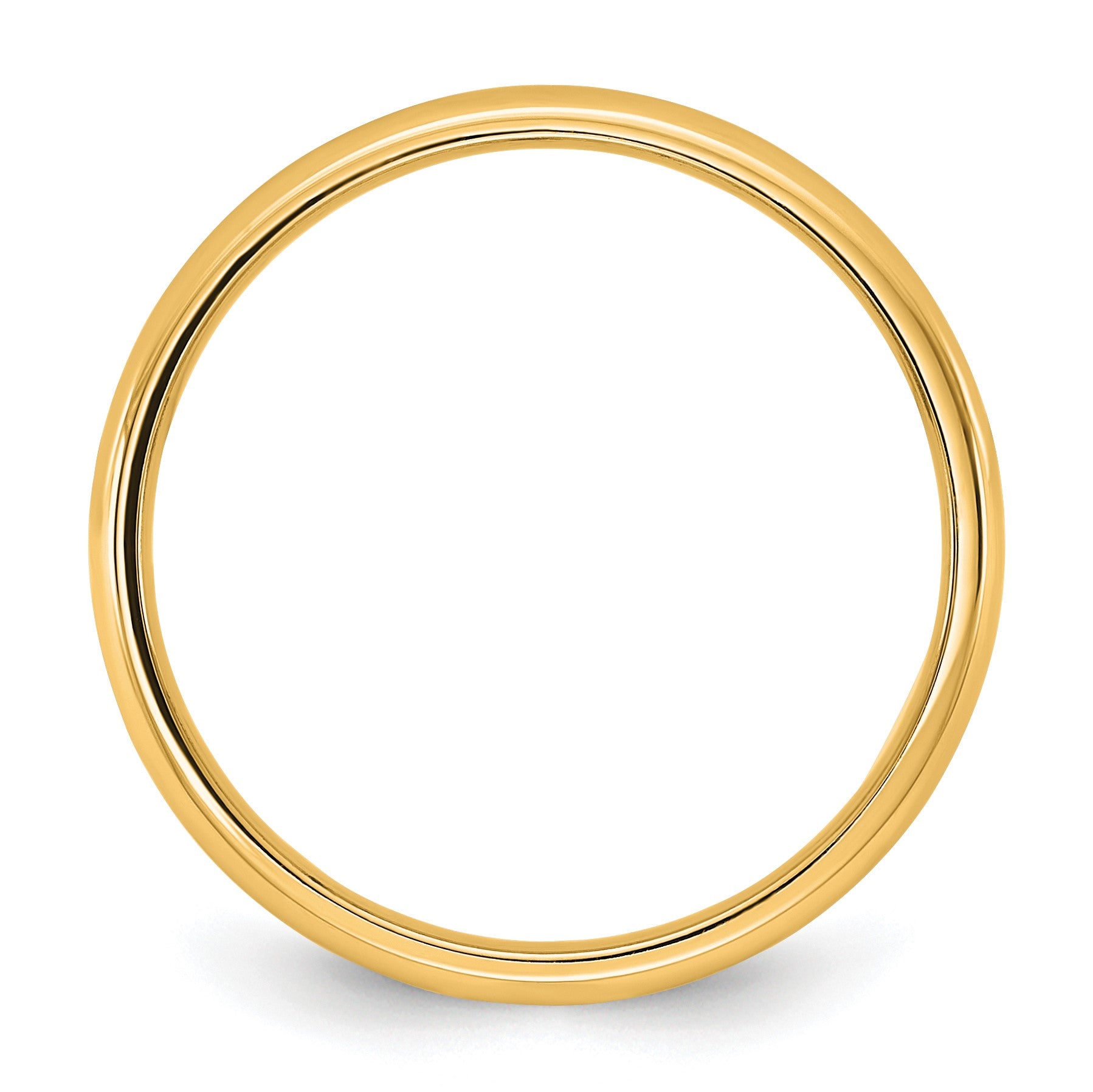14KY 2.5mm LTW Comfort Fit Band Size 6
