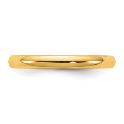 14KY 2.5mm LTW Comfort Fit Band Size 7