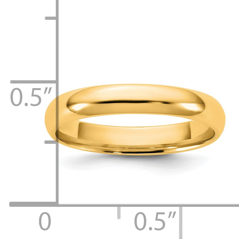 14KY 3.5mm LTW Comfort Fit Band Size 8