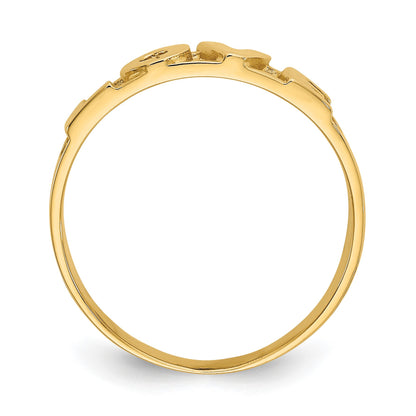 14k LOVE Ring