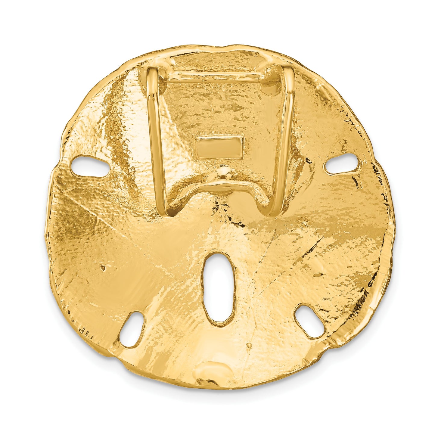 14K Fits Up To 8mm and 10mm Large Sand Dollar Omega Slide
