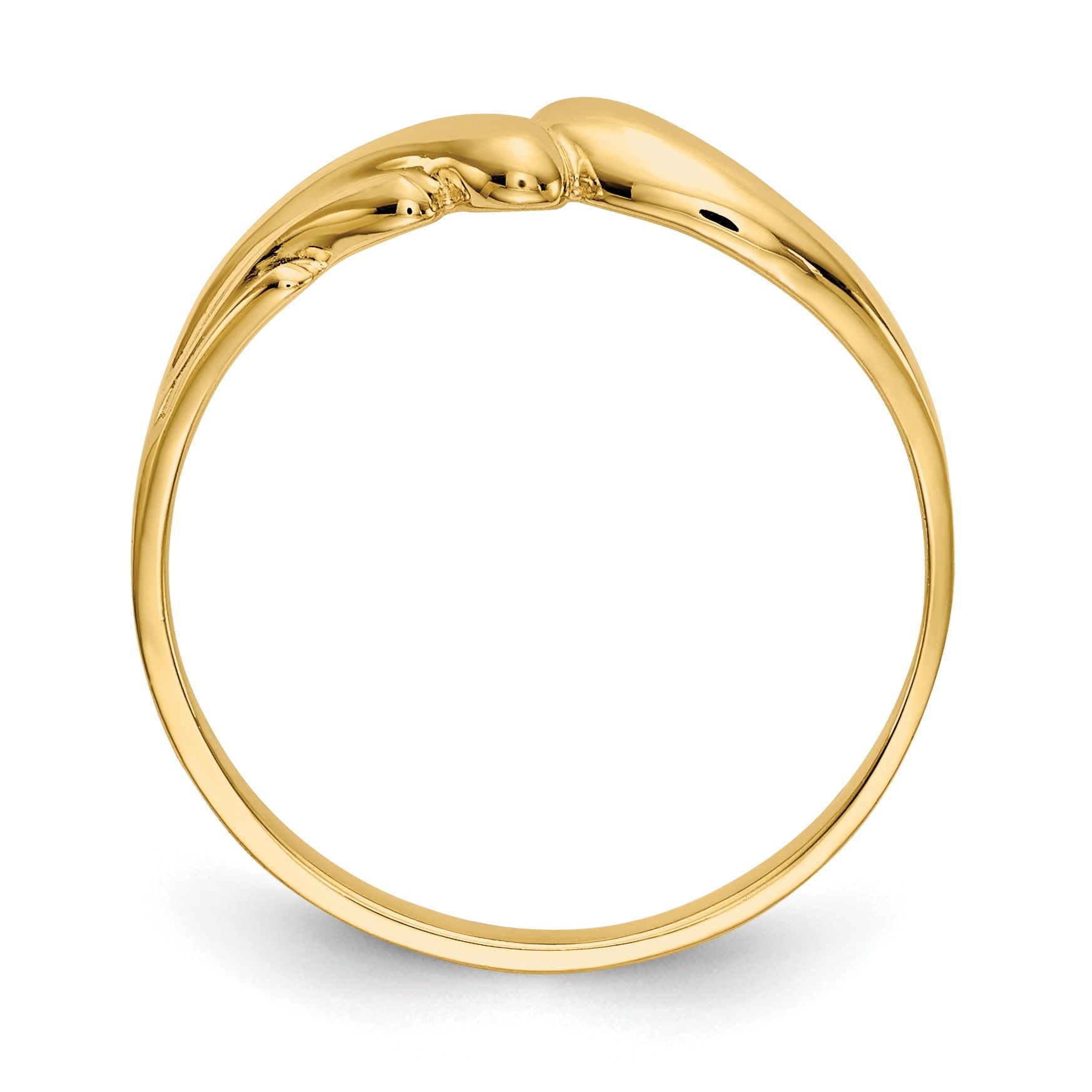 14k Polished Wave Ring