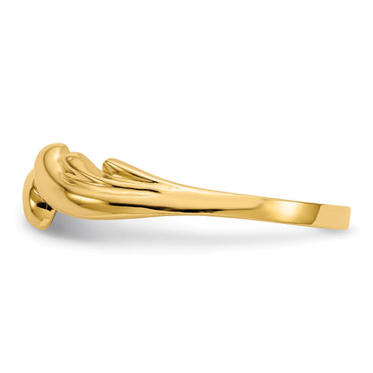 14k Polished Wave Ring