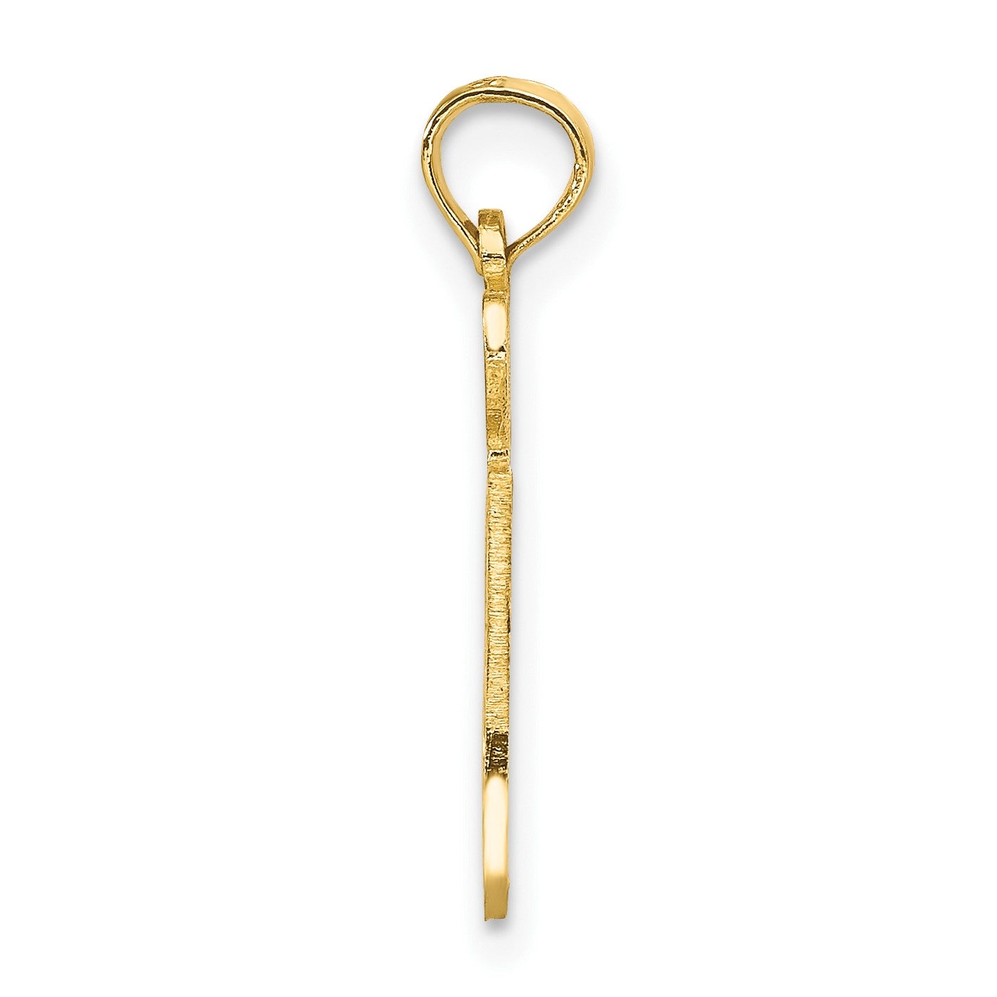 14k Solid I HEART WA Washington State Pendant