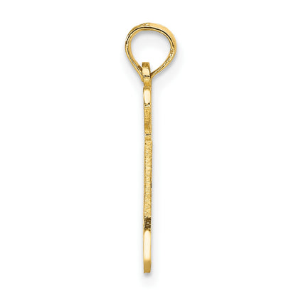 14k Solid I HEART WA Washington State Pendant