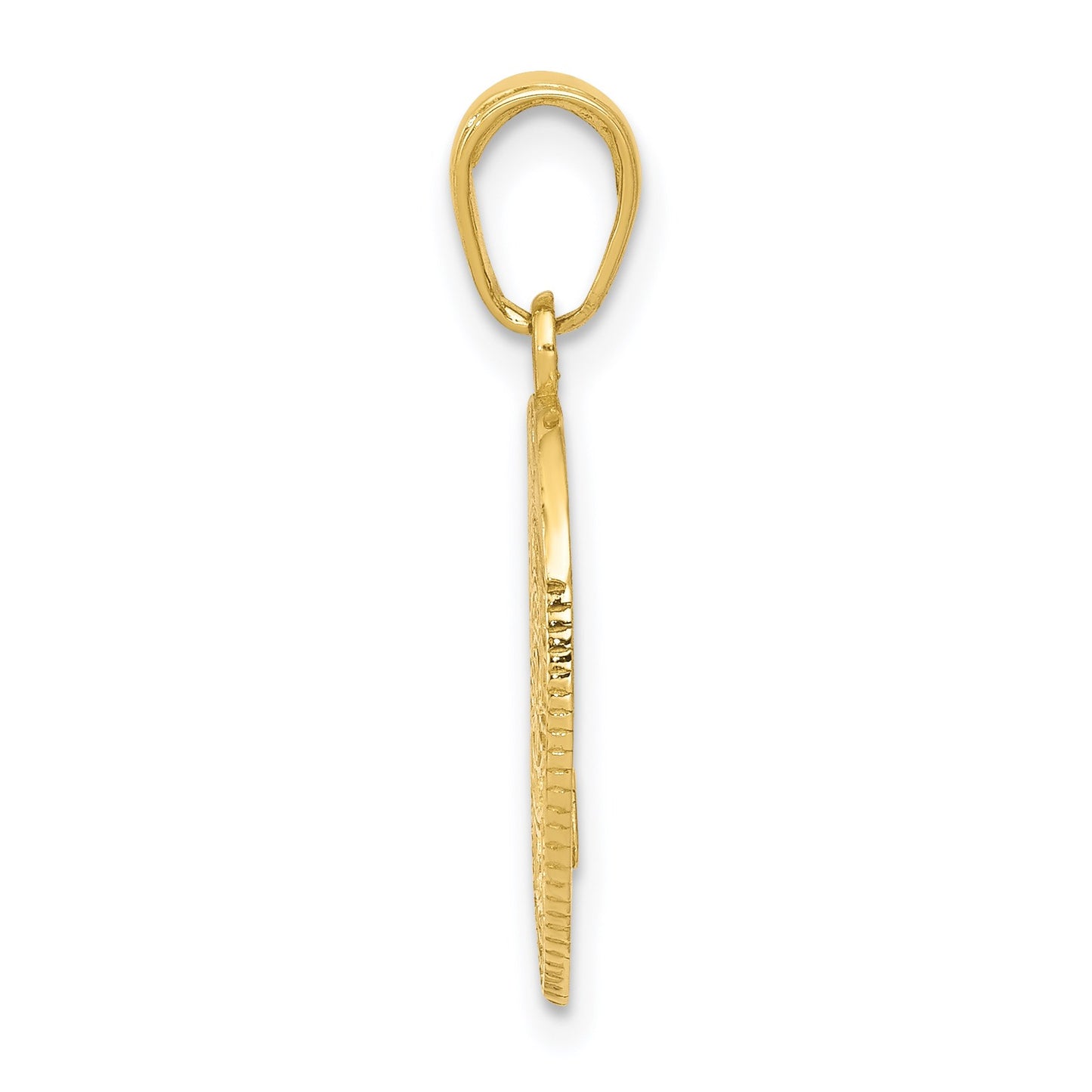 14k POLICE OFFICER Badge Pendant
