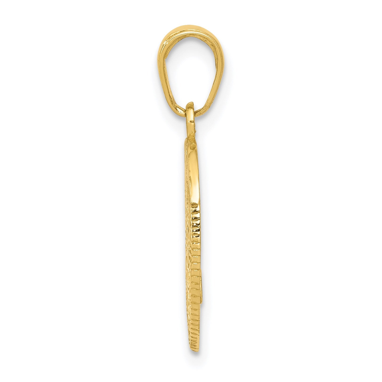 14k POLICE OFFICER Badge Pendant