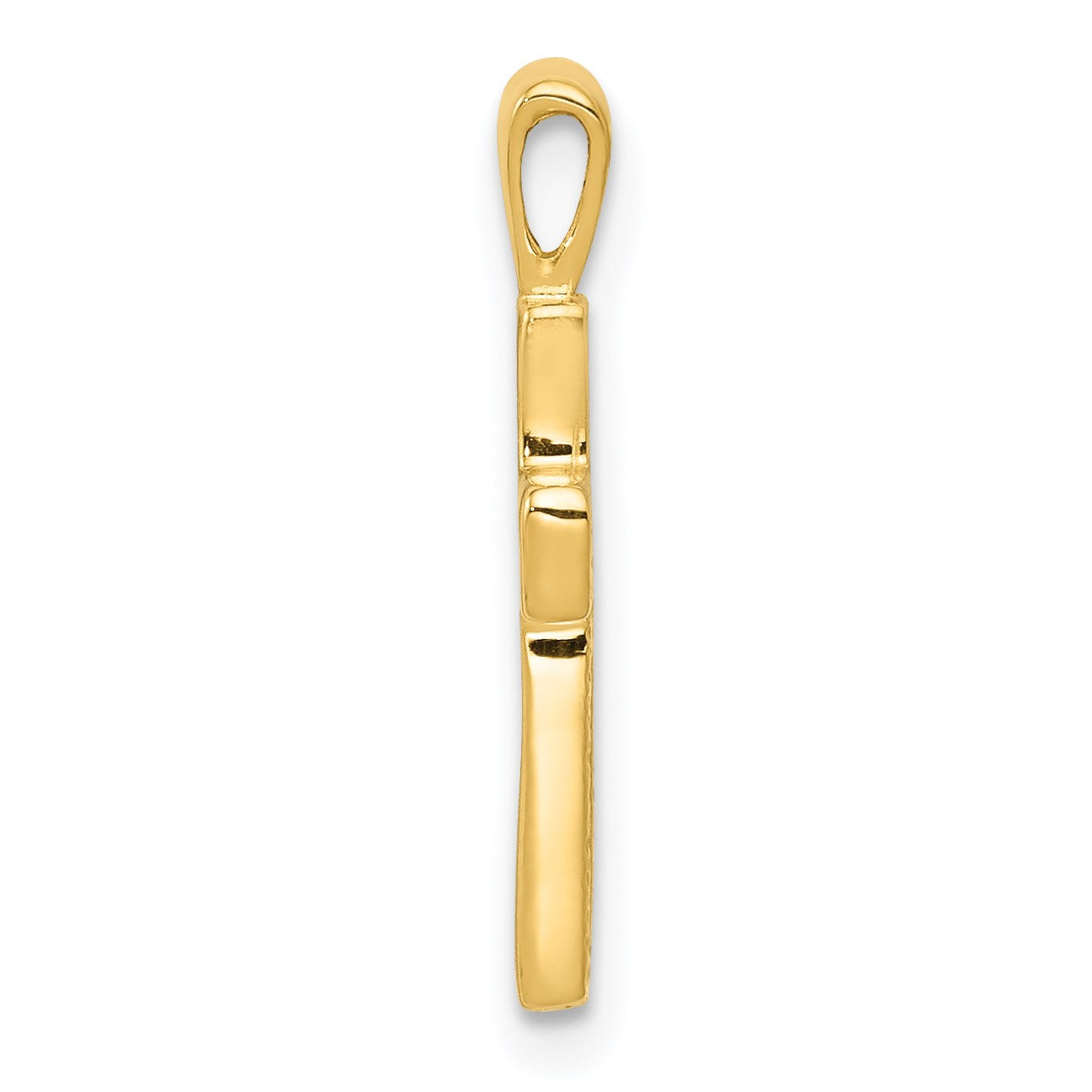 14k Cut-out Cross Charm