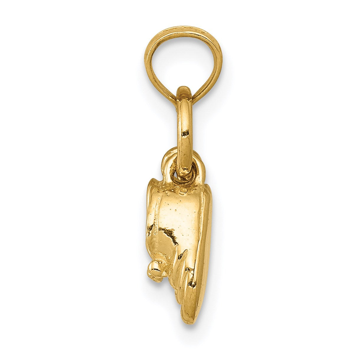 14k 3-D Moveable Baby Shoes Charm