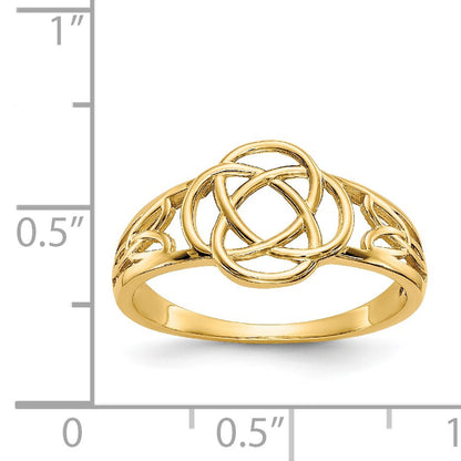 14k Ladies Polished Celtic Knot Ring
