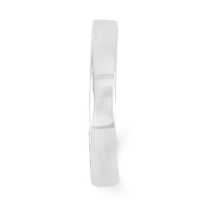 14k White Gold High Polished 2.5mm Band Toe Ring