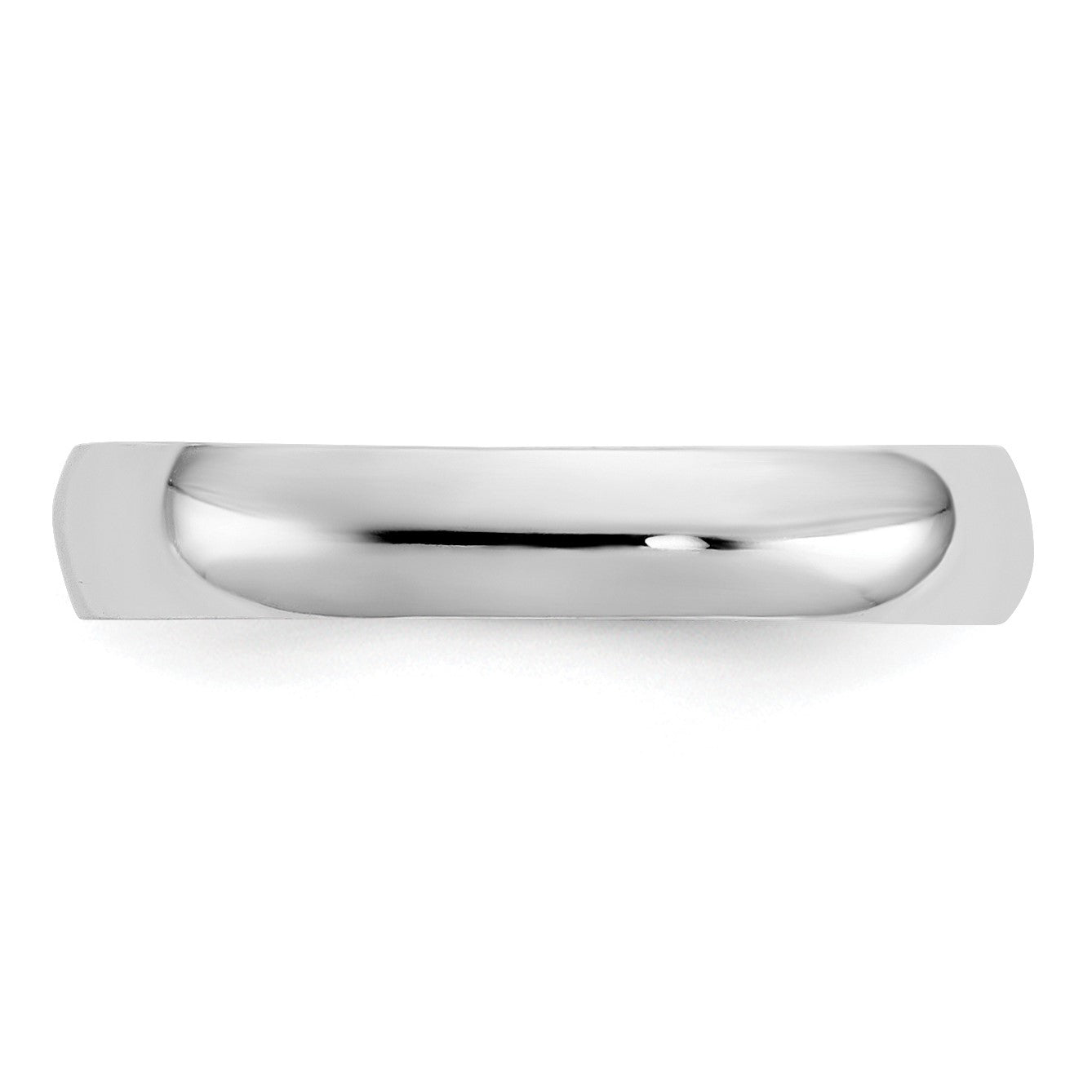 14k White Gold High Polished 2.5mm Band Toe Ring