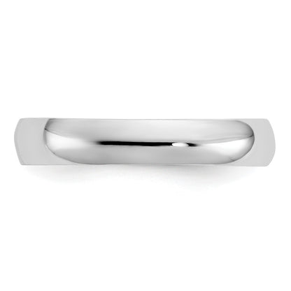 14k White Gold High Polished 2.5mm Band Toe Ring