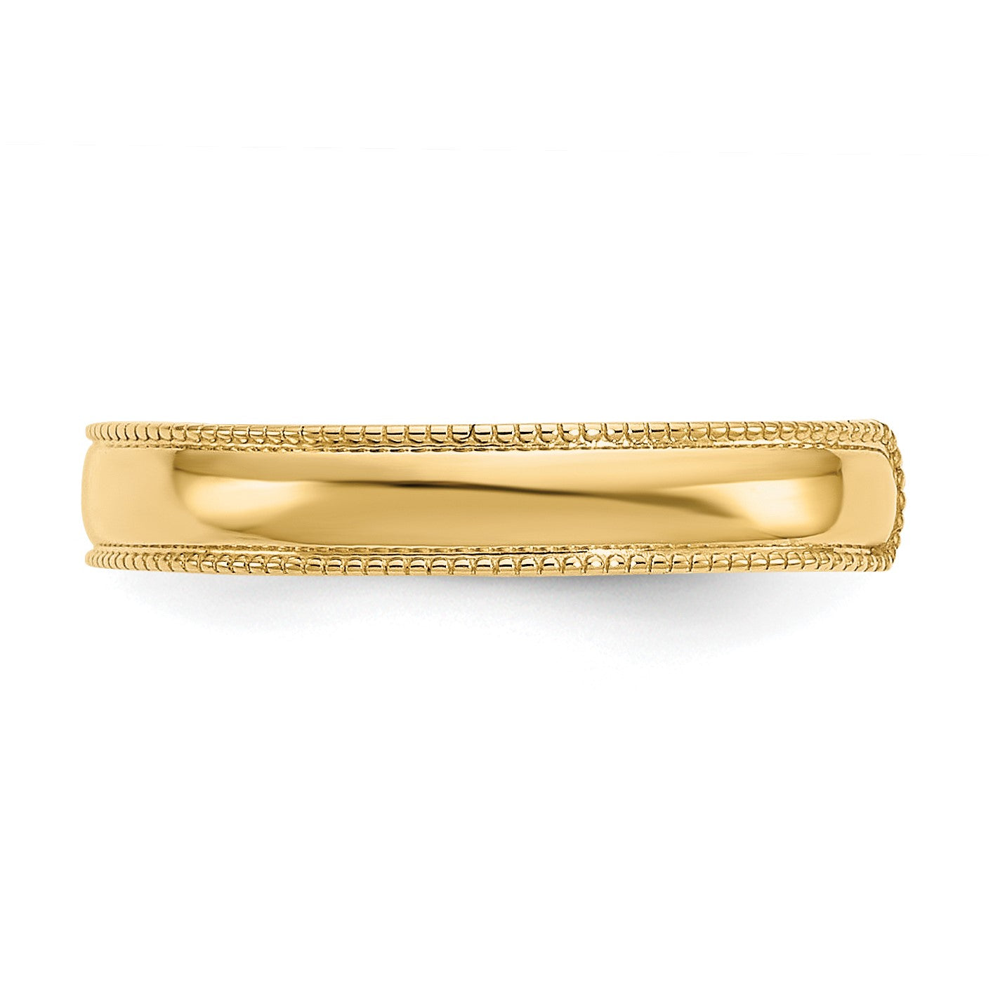 14K Adjustable 3mm Milgrain Band Toe Ring